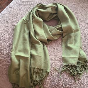 Olive Green Pasmina Scarf